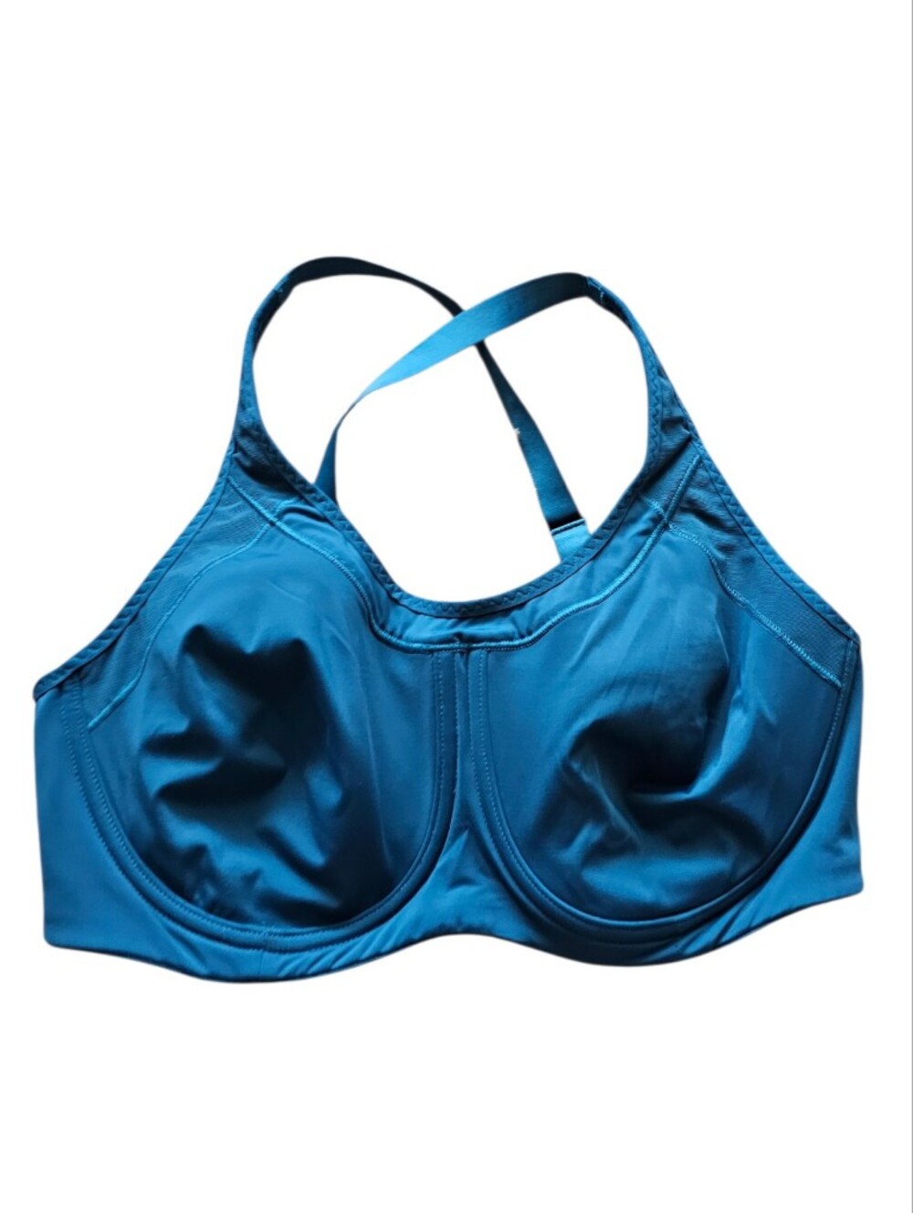 Athleta Teal Blue Underwire Sports Bra Size 36D